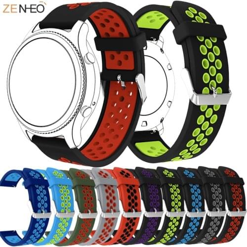 Silicone Band For Samsung Gear S3 Frontier/Classic 22mm Watch Strap Replace Bracelet For Samsung Galaxy Watch 46mm wristband