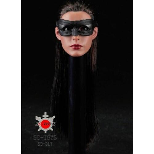 SO-TOYS Pre-sale 1/6 Scale Female Head Sculpt Carving Sculpture Long Hair Model For 12inch Action Figure Model Toys Dolls