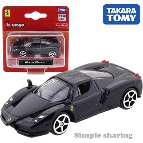 Takara Tomy Tomica Presents Burago Race & Play Series 3 Inch Enzo Ferrari Car Kids Toys Motor Vehicle Diecast Metal Model