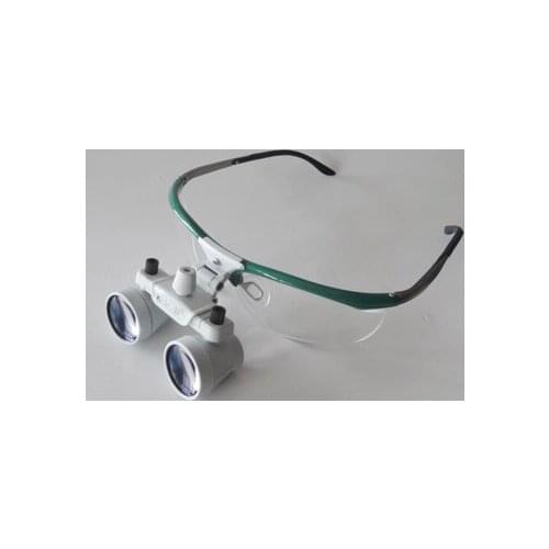 Taos 2.5X Optical Glass Dental Loupes Galilean Style Surgical Medical Loupes Binocular with prescription insert lens for myope