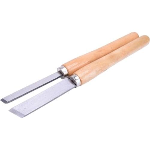 8PCs Wood Carving Knife Lathe Chisel Set Turning Tools Woodworking Gouge Skew Parting Spear