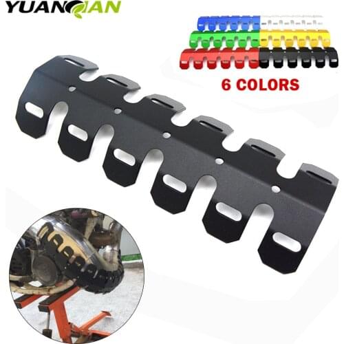 Universal Motorcycle Exhaust Muffler Pipe Leg Protector Heat Shield Cover For kawasaki 144 150 120 SX 250 EXC-F XC 450