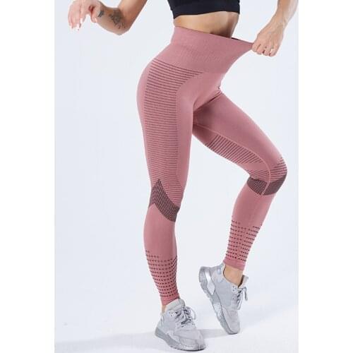 Leggings Women Gym Yoga Pants Fitness High Waist Workout Seamless Push Up Sexy Leggings Women Compression Solid Color Legging