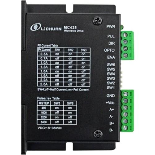 2phase NEMA17 hybrid stepper motor driver DSP DC24V 2.5A MC425