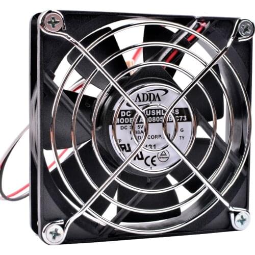 Brand new original AD0805HB-C73 8cm 8020 80x80x20mm DC5V 0.38A USB device cooling fan Double ball large air volume cooling fan