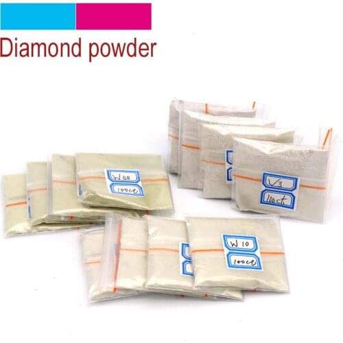 100 carats / 20g W0.5 to W40 Polishing Powder Diamond Micron Powder Polishing Tools For Gemstones Jade Ceramics Carbide