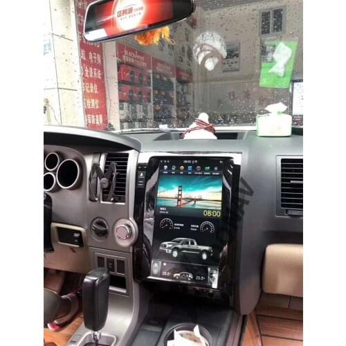 13.6 inch 2din 2 din android car Radio multimedia player for TOYOTA Tundra Sequoia 2007-2018 car stereo autoradio Tesla screen