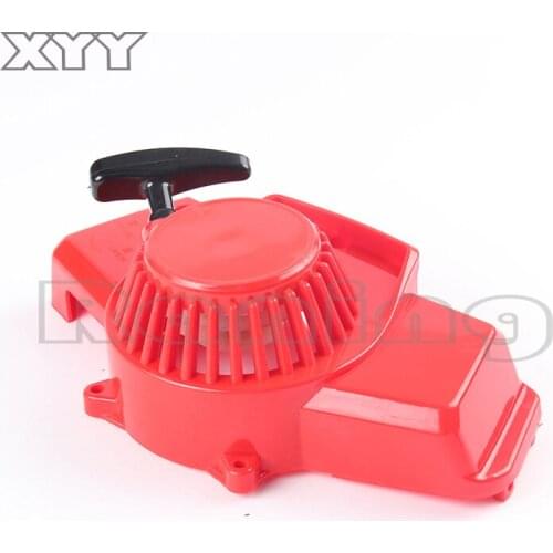 CG411 40-6 Brush cutter glass trimmer manual pull starter for 2 stroke 47CC 49CC Mini Moto Pocket Dirt Pit Bike ATV Gas Scooter