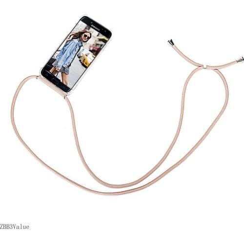 Strap Necklace Lanyard Phone Case for Samsung A51 A71 A10 A21S A20 A20e A30 A40 A50 A70 A6 A7 A8 A9 Plus 2018 Case Coque Funda