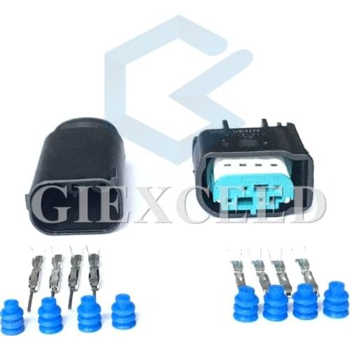 Female Male 4 Pin 1-967640-1 8E0971934 TPMS For VW Audi Oxygen Sensor Socket Auto LPG Converter Connector