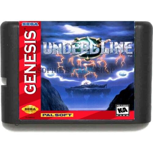 Undead line 16 bit MD Game Card For Sega 16bit Game Player