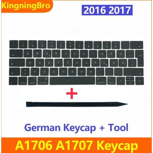 Original New Germany German DE Keyboard Keys Keycaps For Macbook Pro Retina 13" A1706 15" A1707 Late 2016 Mid 2017