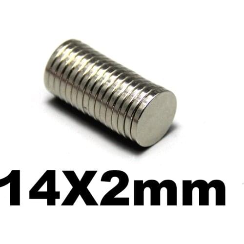 20/30/50pcs 14x2mm Fridge Round Magnets 14mm*2mm Permanent Neodymium Magnetic 14*2mm