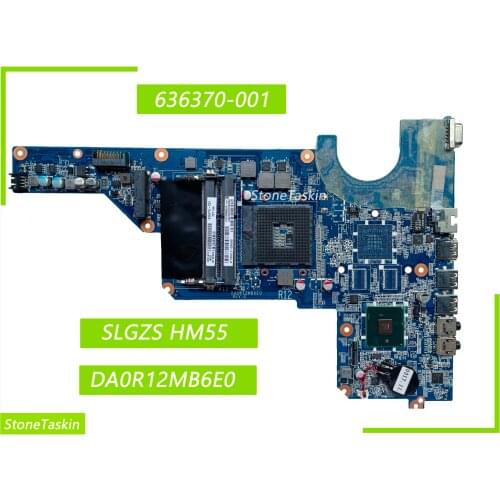 Best Value 636370-001 for HP Pavilion G4 G6 G7-1000 Laptop Motherboard DA0R12MB6E0 SLGZS HM55 ​​DDR3 100% Tested