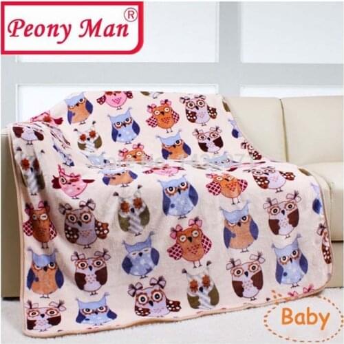 Multifunctional Baby Blanket 100*138 Kids Cartoon Super Soft Blankets Bebe Aircon Child Sheet Thick Warm Winter Baby bedding