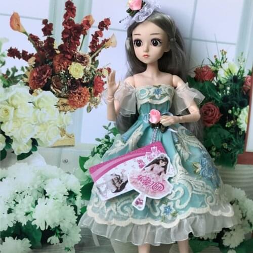 38cm BJD Doll Set Realistic Exquisite Cute Toys For Children Gift For Girls Makeup Cosplay Dolls Accesoires