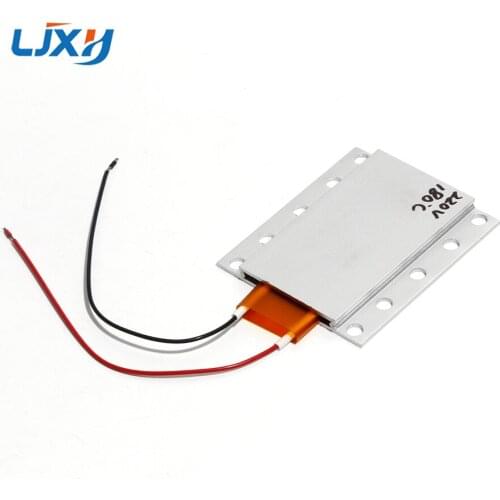 LJXH PTC17 12/24/220V Aluminum Shell Automatic Constant Temperature Heating Sheet Element with Hole Insulation Type Electronics