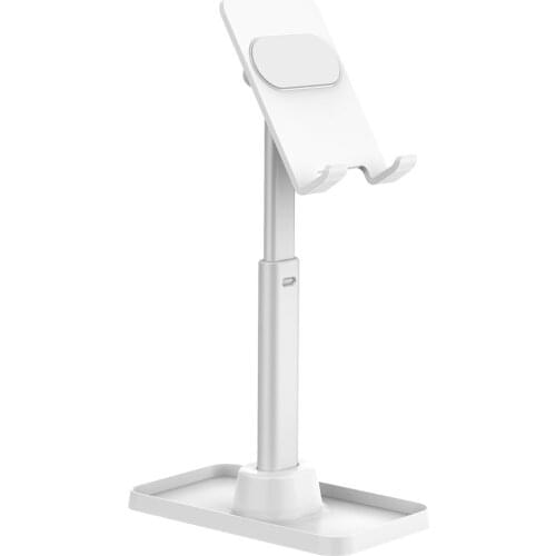 Q2 Desktop Phone Holder Tablet Stand For IPad For Phones Universal Bracket Metal Telescopic Adjustable Height Angle Live Support