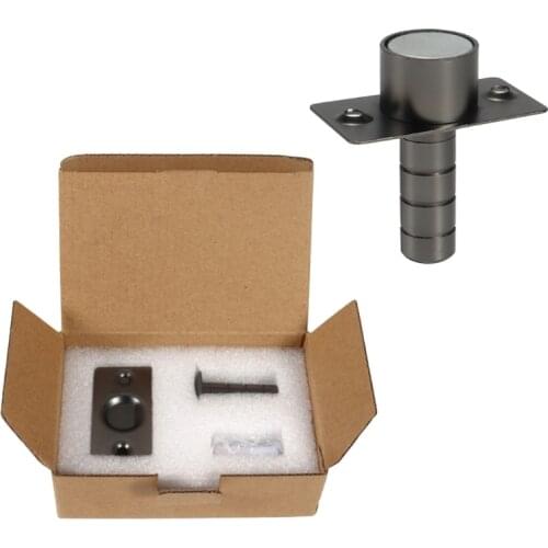 Invisible Stainless Steel Door Stop Magnetic Floor Mount Hidden Door Stopper