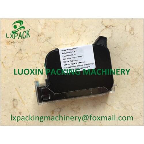 LX-PACK Original Ink cartrige for automatic inkjet printer coding marking printing solution ink cartridge for pipe steel plastic