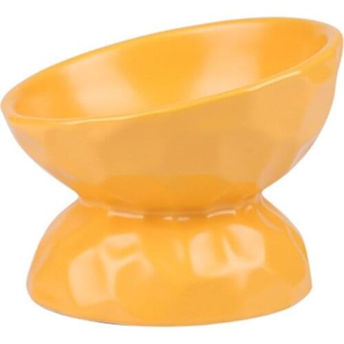 Pet Bowls Portable Firm Anti Slip Leakproof Cats/Dogs Multicolor Neck Protection