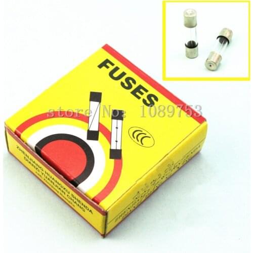 100Pcs 15A 15 Amp 250V 5 x 20mm Glass Tube Fuse Fast Blow