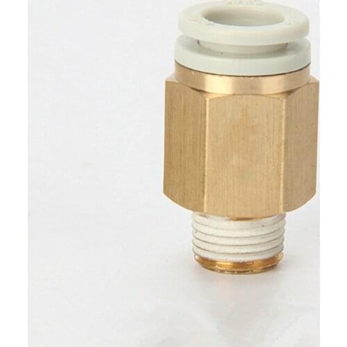 Straight through external thread air pipe joint fast insert joint KB2H/KQ2H 06-M5 06-01S pneumatic joint quick connect Q325
