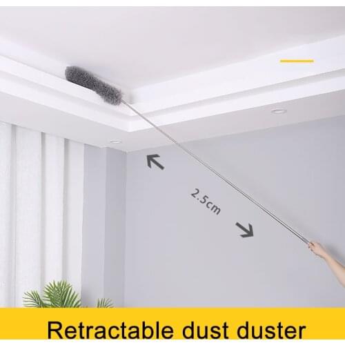 Microfiber Duster Extra Long Flexible Telescopic Pole Duster Car Brush Cleaning Roof Ceiling Fan Wardrobe Limpieza Hogar Дастер