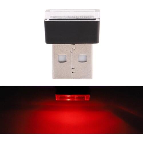 Car Interior Ambient Light 4 Colors LED Neon Mini Usb Atmosphere Lamp for Honda CRV Accord Odeysey Crosstour FIT Jazz City Civic