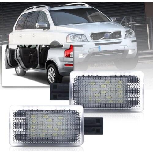 2x Error Free LED Luggage Trunk Boot Lights For Volvo C30 V50 S60 S60L V40 S40 S80 S80L V60 XC60 XC70 XC90 Compartment LAMP