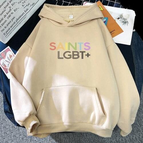 LGBT Hoodies Men Women Rainbow Print Loose Sweatshirts Pullover Hoody Fashion Tops Daily Casual Long Sleeve Hoody Couple Clothes