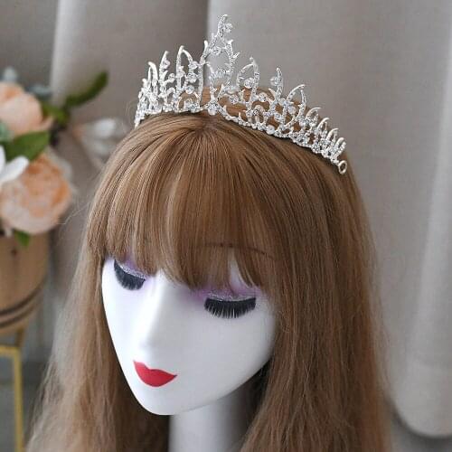 ZMHP331 Bride Hair Tiara Rhinestone Wedding Crown Engagement Birthday Party Show Women Accessories Bohemian Jewelry Headwear