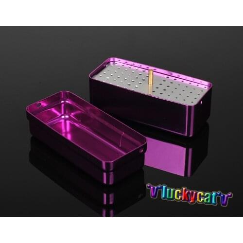 2016 New Dental Bur Holder Disinfcetion Box Autoclave Disinfection Case 2Colors