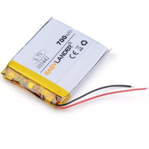 503442 polymer lithium battery 700mah lithium polymer lithium polymer battery recorder for E-book Bluetooth Speaker toys Camera