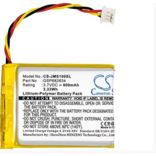 Cameron Sino 900mAh battery for JBL Go Smart GSP682634 Speaker Battery