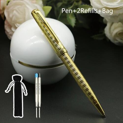 Free Shipping STOHOLEE Pen Creative Ballpoint Pen Metal Pens Stationery Signature Ballpoint Pen for Office School Suppliers