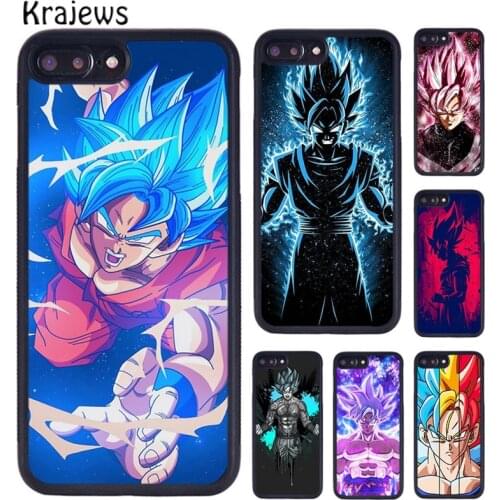 Krajews Goku Ultra Instinct Phone Case Cover For iPhone 5 6S 7 8 plus 11 12 Pro X XR XS Max Samsung Galaxy S7 S8 S9 S10 PLUS
