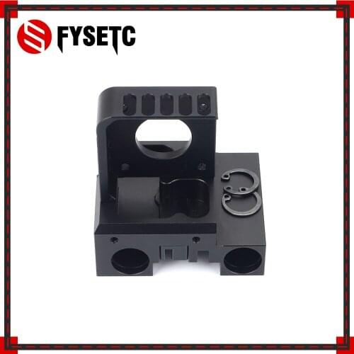 Black Aluminum Alloy X Shaft Carriage Kit Nema 17 Motor Mount +X Slider+ Belt Clip For Prusa I3 MK2 E3d Titan Aero Extruder