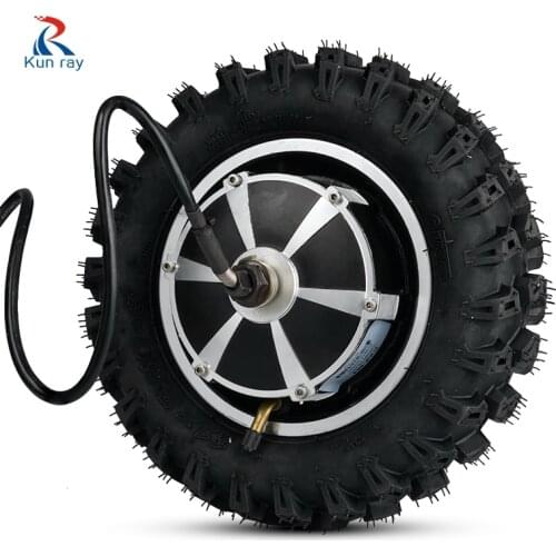 Electric Brushless Gear Hub Motor 48V 350W, 11inch 12inch 14inch 45N.m 5-10km/h Speed Wheel Motor, Snow Sweeper Scooter Motor