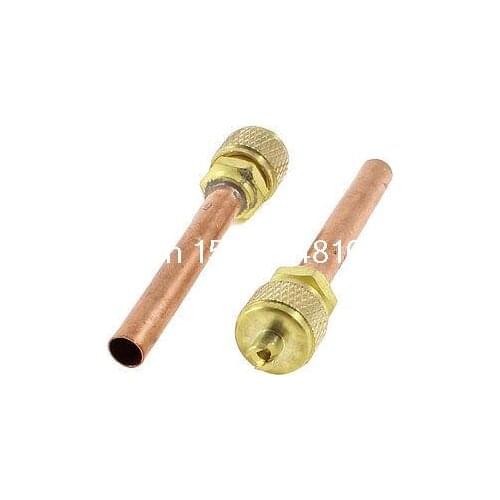2 x 0.51" x 2.6" Refrigeration Filling Service Access Valve 2.6" Length