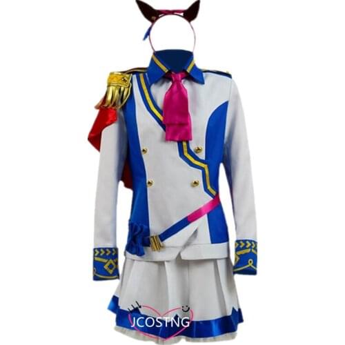 2021 Anime Costume Silence Suzuka Cosplay Umamusume: Pretty Derby Costumes Schoolgirl Uniforms Woman Game Play Skirts