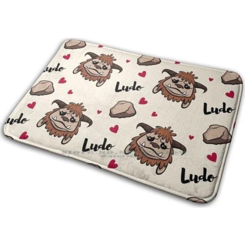 Friend Mat Rug Carpet Anti - Slip Bedroom Entrance Door Mat Mandrie Mandy Andrie Geek Nerd 80s Fantasy Movie Ludo Labyrinth