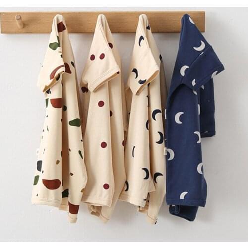 Summer Baby Boy Girl Romper Short Sleeves Printed Cute Jumpsuit Thin Cotton Soft Fashion Outfit Newborn Baby Clothes Bodysuit