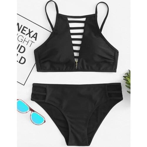 Summer woman swimsuit Sexy two Pieces Bikini 2021 New Push Up Bikini Set Beachwear Biquini pringting stripe breathe swim Suit