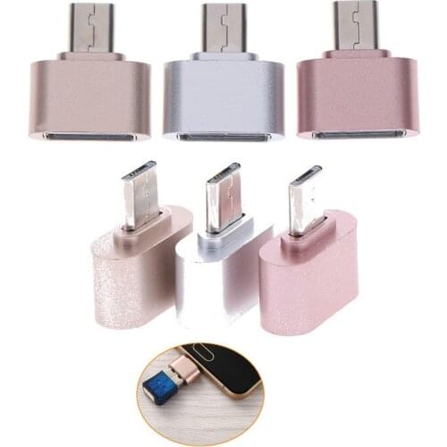 Micro USB OTG 2.0 Hug Converter Type-C OTG Adapter For Android Phone Cable Card Reader Flash Drive OTG Cable Reader Connector
