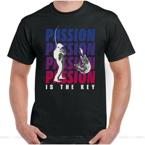 Fishing Passion Mens Funny Angling T-Shirt Fish Fisherman Sea Rod Carp Bass Reel New Cool T Shirt