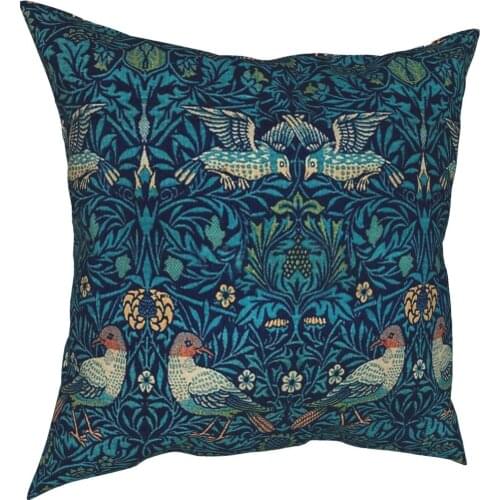 Bird By William Morris Pillow Cover Home Decor Cushion Cover Throw Pillow for Living Room Double-sided Printing Vintage