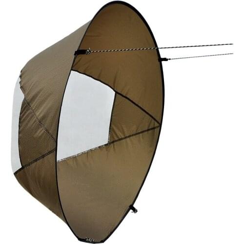 Kayak sail 42kayak wind sail108 folding transparent wind sail outdoor surfing equipment