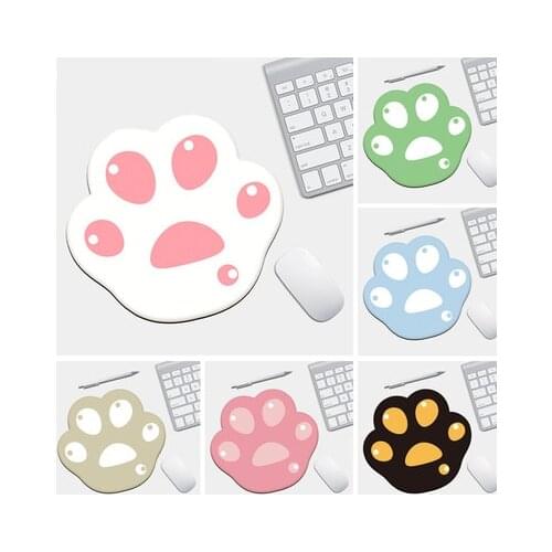 Rubber Mouse Pad Cute Cat Paw Pattern Anti-Slip Mice Comfortable Mat for Laptop PC Computer Pad Game Mousepad