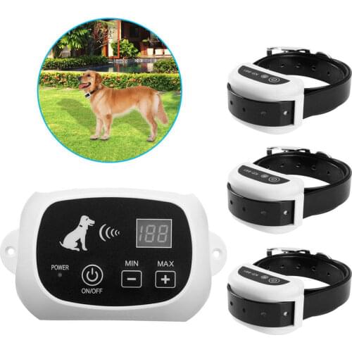 Retail Wireless Electric Dog Pet Fence Containment System Transmitter Collar Waterproof Drop Shipping 27g9